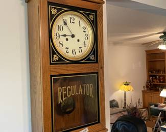 	#15	Emperor Regulator Clock - Company Wall Mount Clock	 $ 50.00 																											