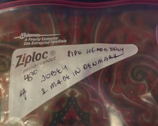 #188		Jobey - Denmark set of 4 pipe heads	$45.00																											