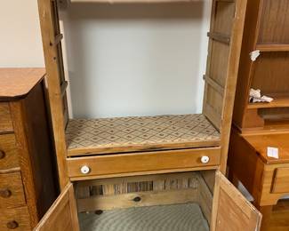 	#64	SC - Antique Jelly/Pie Cabinet - Needs Repairs and doors reattached	$175.00																											