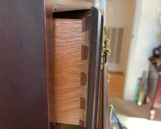 	#32	Chippendale 7 drawer Lingerie "Cherry" Chest - 22x16x52	 $ 125.00 																											