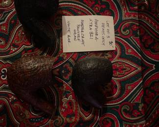 #185		Set of 3 - Heads only craft pipes	$30.00																											