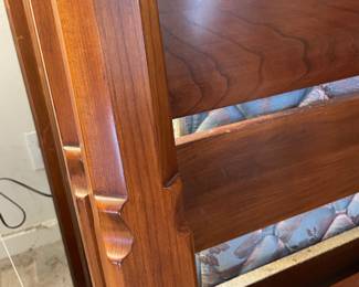 	#27	Henkel Harris Solid Wild Black Cherry Canopy Queen Bed Frame - 	 $ 800.00 																											
	#28	Queen Mattress and Box Spring 	 $ 50.00 																											