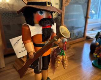 	#138	Holzkunst - Christian Pilgrim Nutcracker 15"	$100.00																											