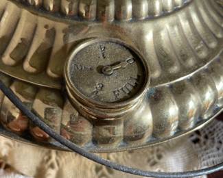 	#40	Reverse Painted Glass Shade - Electric Lamp	 $ 50.00 																											