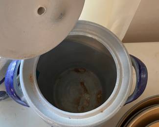 	#93	Ant. Salt Glazed Jar w/lid 9" Tall	$75.00																											