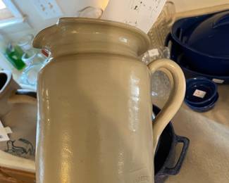 	#76	Salmon Falls Blueberry Basket Pitcher 7.5" Tall	$20.00																											