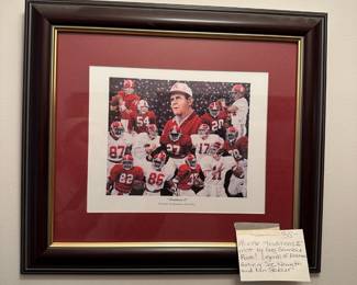 	#140	18x16 "Traditions" Alabama Print by Greg Gamble	$35.00																											