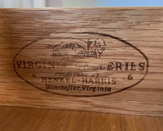 	#33	Henkel Harris - Black Cherry Night Stand 4 drawers - 24x14x23	 $ 400.00 																											