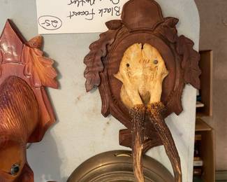 	#124	Black Forest Deer Antler Horn Trophy - 1914 	$25.00																											