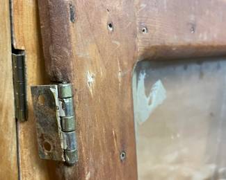 	#64	SC - Antique Jelly/Pie Cabinet - Needs Repairs and doors reattached	$175.00																											
