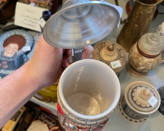 	#117	Vintage German Beer Stein 	$25.00																											
