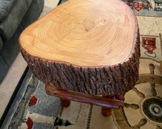 	#6	Rustic Tripod Farm Stool - 17x19	 $ 40.00 																											