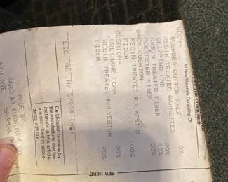 	#4	Barclays Leather - Oversized Chair and a half w/ottoman (on wheels). - hunter/pine green. 52" long	 $ 50.00 																											