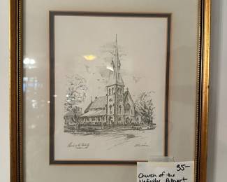 	#150	Church of the Nativity - Albert Land Print	$35.00																											