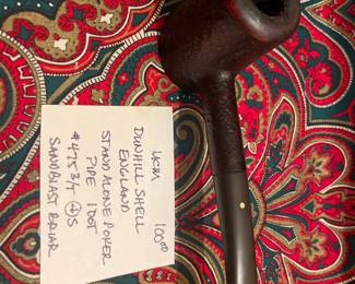 #196		MCM Dunhill Shell England Poker Pipe	$100.00																											