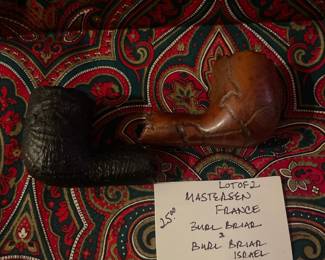 #180		Mastersen France - Burl Briar - Pipe Heads Only set of 2	$25.00																											