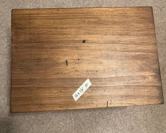 	#24	Handmade Wood Stool - 16x11x10	 $ 20.00 																											