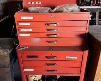 	#128	Vintage Economy Tool Chest - 7 drawers W/contents (as is)	$75.00																											