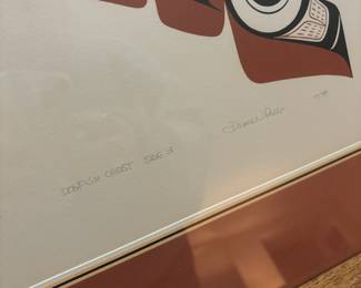 Framed & Matted Serigraph "Dogfish Chest Side 3" by Duane Pasco