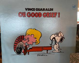 1968 Vince Guaraldi "Oh Good Grief!" Warner Brothers Vinyl Record