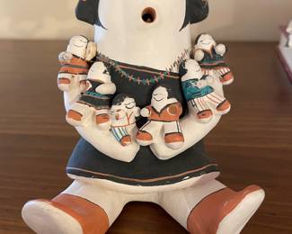 Cochiti Pueblo Pottery Storyteller Figurine by Joanne Trujillo