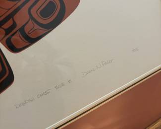 Framed & Matted Serigraph "Dogfish Chest Side 2" by Duane Pasco