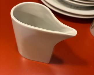 Dansk Designs White Porcelain Creamer Pitcher