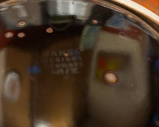 Dansk Black/Brown Stoneware Pitcher