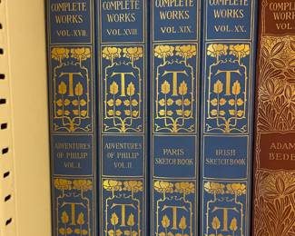 20 Volume Set of 1899 Thackeray's Complete Works