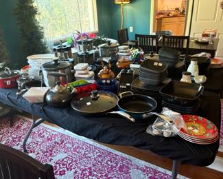 . . . lots of cookware and other things!