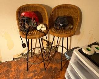 . . . mid-century bar stools