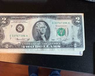 . . .  lots of 1970's $2.00 bills