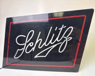 SCHLITZ BEER SIGN