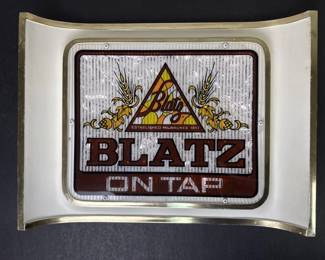 BLATZ ON TAP BEER SIGN