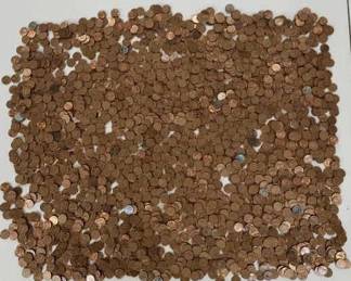18 LBS OF PENNIES
