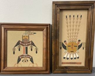 NATIVE AMERICAN SAND PAINTINGS