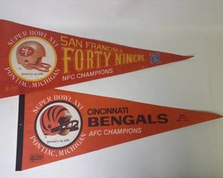 VINTAGE FOOTBALL PENNANTS