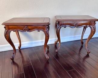 Pair of vintage Bau Design side tables