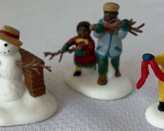 Dept 56 Playing in the Snow Figures