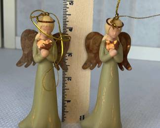 Gentle Souls 2 Angel Ornaments