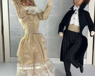 Byers Choice  1999 Victorian Dancing Couple
