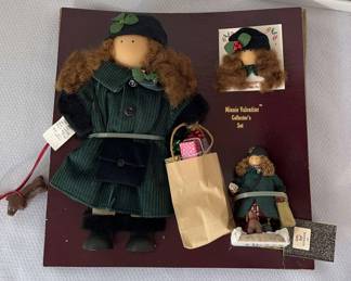 Lizzie High Dolls Christmas Shoppers Minnie Valentine Collectors Set
