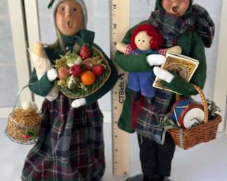 Byers Choice  Traditional Shopping Lady  Man