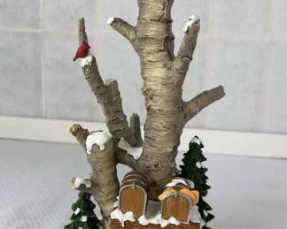 Dept 56 Village Birch Tree Cluster with Two Mailboxes