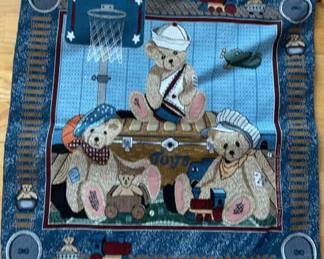 Cherished Teddies Tapestry Wall Hanging
