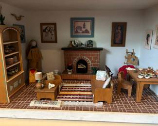 Miniature Native American Themed DollhouseBox