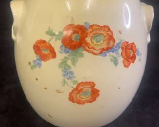 Halls Poppy Flower PretzelCookie Jar