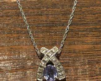 14KT Gold Pendant And 10K Chain