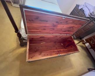 Cedar chest, $50