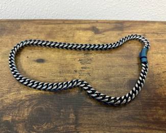 Invicta 22” Silver / Blue Neck Chain Retail $599